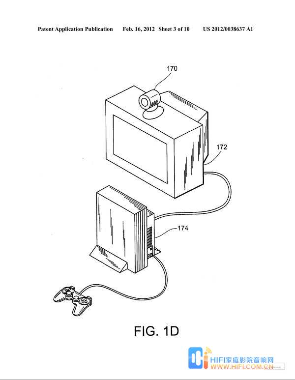 索尼申請類Kinect專利 PS3進(jìn)化強勢反擊 概念圖